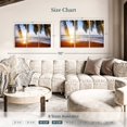 thumbnail image 3 of Elephant Stock Summer Golden Coast Wall Art - Horizontal Multi Panel Canvas - Living Room Wall Decor - Beach Multi Panel - Beige And Brown Decor - 38" x 24", 3 of 4