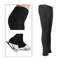 thumbnail image 2 of Disfraz de patinaje sobre pantalones de patinaje artístico pantalones de Fleece cáli niño adulto niña entrenamiento patinador Rhinestone - S Sunnimix Pantalones de patinaje artístico sobre hielo, 2 of 8