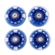thumbnail image 5 of Paquete de de 64 Mm Ruedas de Patinaje en Línea Patines en Línea Rueda de Reempzo con Rodamientos para Hombres Mujeres Accesorios de Patinaje Azul DYNWAVEMX Ruedas de patines de PU para exteriores, 5 of 7