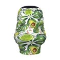 thumbnail image 2 of Haiem Watercolor Green Tropical Baby Nursing Cover & Nursing Poncho - Multi Use Cover for Baby Car Seat Canopy, Stroller Cover, 360°Full Privacy Breastfeeding Coverage, 2 of 9