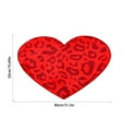 thumbnail image 3 of Washable Rug Qwtwty Valentine's Day Carpet Three Sizes Faux Wool Entry Door Mat Bathroom Non Slip Mat Pattern Valentine's Day Decoration on Clearance, 3 of 6