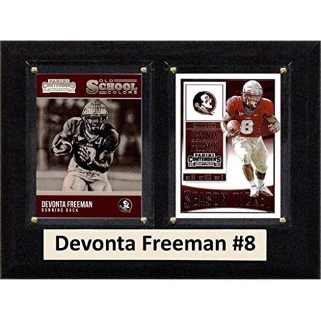 C & I Collectables 68FREEMANCO 6 x 8 in. Devonta Freeman NCAA Florida State Seminoles Two Card Plaque