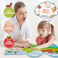 thumbnail image 4 of Graflsoa Reusable Animal & Dinosaur Sticker Activity Books for Kids - 6-Pack Educational Travel Toys for Ages 2-5, Perfect for Creative Play & Learning, 4 of 6