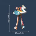 thumbnail image 3 of (Blue) Swan Shape Infant Sensory Toy, 3 of 8