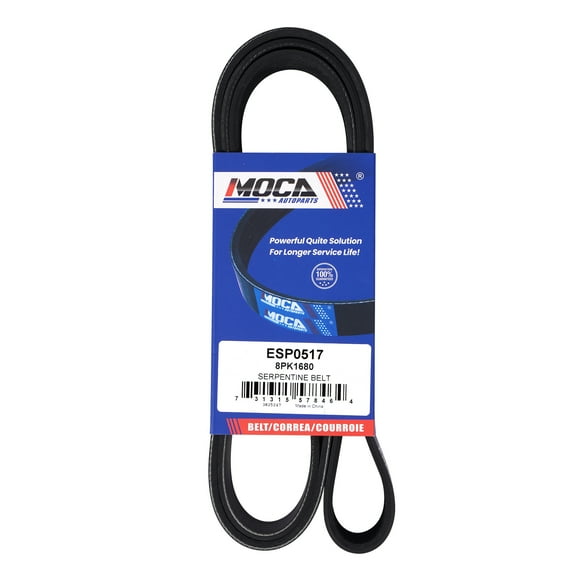 MOCA AUTOPARTS 8PK1680 Serpentine Belt Fit for 2011-2015 Cadillac CTS 6.2L & 2013-2015 Cadillac CTS 3.6L & 2012-2015 Cadillac Camaro 6.2L