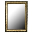 thumbnail image 1 of Astoria Grand Brodsky Beaded Silver Gold Wall Mirror, 1 of 1