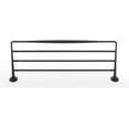 thumbnail image 2 of Alno A6726-24-PB/NL Charlie's 24" Wide 4 Rod Solid Brass Bathroom Towel Rack Shelf - Brass, 2 of 8