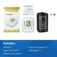 thumbnail image 6 of SUWU Blood Pressure Monitor Upper Arm Automatic Digital BP Monitor Adjustable Large Cuff, Monitoring Meter for Home Use, 6 of 6