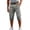 E3-Gray, variant on Men's Long Cargo Shorts Elastic Waist Long Blew Knee Capri Shorts Multi-Pocket Below Knee 3/4 Pants Relaxed Fit Running Hiking Capri Pants,Blue 3XL