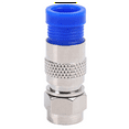 thumbnail image 1 of 150PCS RG6 Compression Connectors Coaxial Cable Waterproof Connection F Compression Connector RG6 Coaxial Compression, 1 of 10