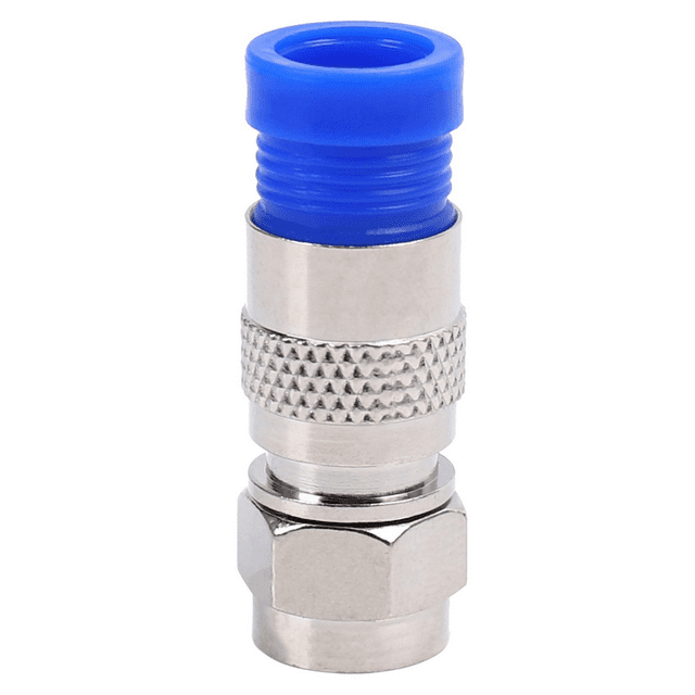 150PCS RG6 Compression Connectors Coaxial Cable Waterproof Connection F Compression Connector RG6 Coaxial Compression