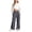 V49-Dark Gray, variant on WhouRiu Girls Casual Sweatpants Solid Color Elastic Waist Baggy Wide Leg Jogger Pants Kids Comfortable Daily Trousers With Pockets,14-15 Years
