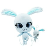 Miraculous Ladybug - Kwami Plush Kit, Mon Ami, 9-Inch Plush with Resin Eyes and Lifesize 5-Inch Stuffed Toy with Matching Backpack Keychain, Toys for Kids - Fluff