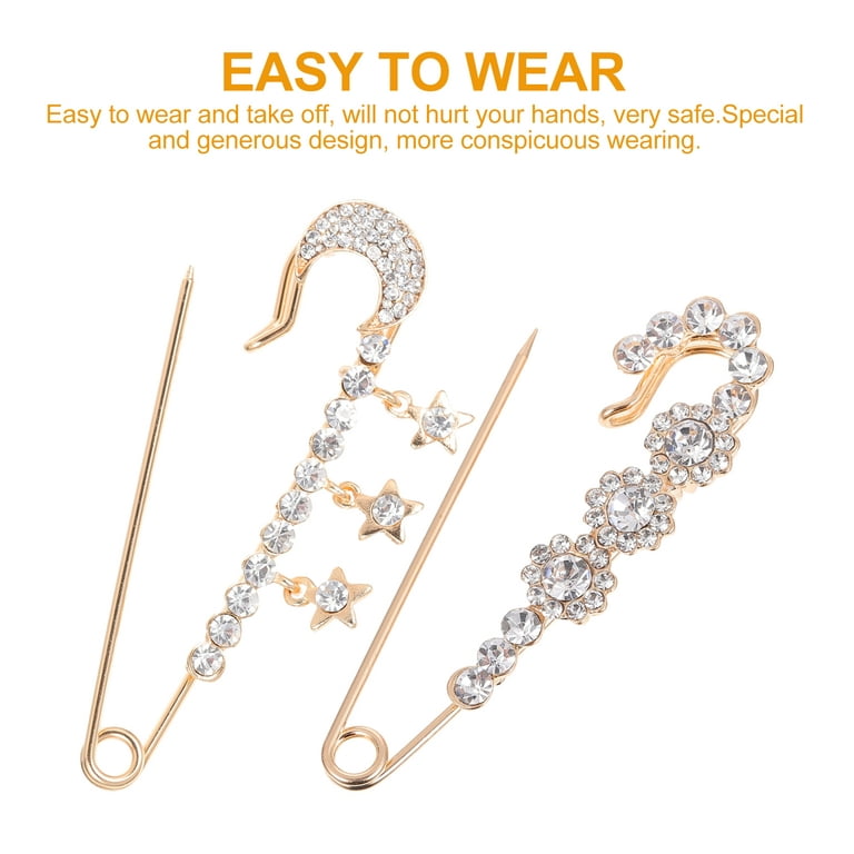 Creative Stainless Steel Safety Pin Large Safety Pins Safety Pin Brooch For  Making Bouquet Safety Pin Brooch DIY Craft Decoration From Callmi, $1.75
