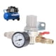 thumbnail image 1 of Regulador De Presión, 1/4 De Pulgada NPT Medición Precisa Compresor De Aire Regulador De Presión Metal Calibre 0-1MPa Ajuste De Perilla Bloqueable Para Herramienta Neumática, 1 of 7
