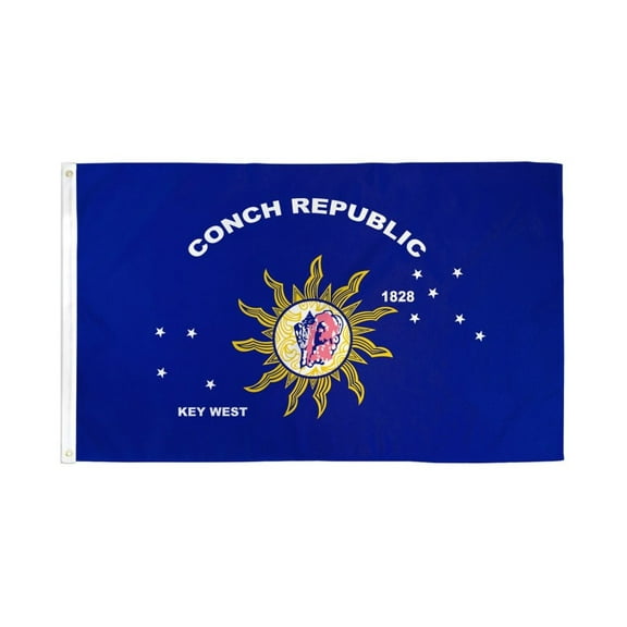 Key West (Conch Republic) Flag 2x3ft Poly