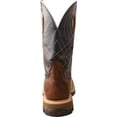 thumbnail image 4 of Men's Twisted X MXBAW01 12" Alloy Toe Western Waterproof Work Boot Mocha/Navy Full Grain Leather 14 2E, 4 of 5