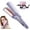 Purple, variant on Waver Curling Iron Hair Crimper, 1.25 Inch Ionic Wavy Hair Curler with Ceramic 2 Barrel, 4 Adjustable Temps, Anti-Scald, Fast Heating Crimper Hair Iron for Wide Deep Waves (Purple)
