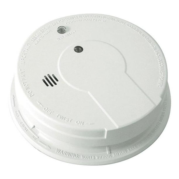 Kidde I9050 Battery Operated Smoke Alarm White Walmart Com Walmart Com