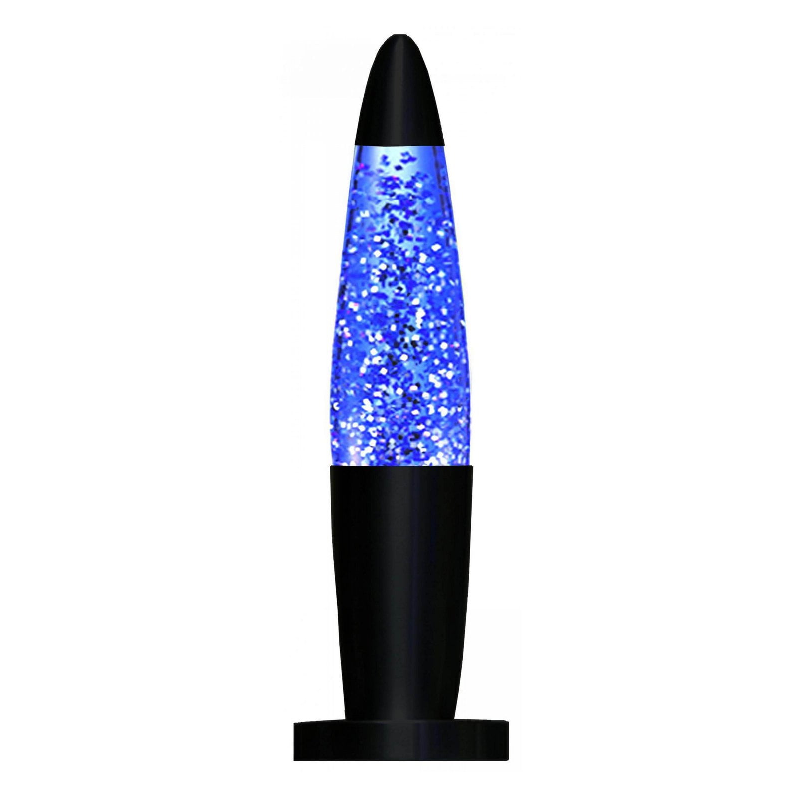 blue glitter lava lamp