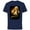 Navy, variant on Lucasfilm Indiana Jones Raiders of the Lost Ark Golden Idol - Short Sleeve Cotton T-Shirt for Adults - Customized-Black