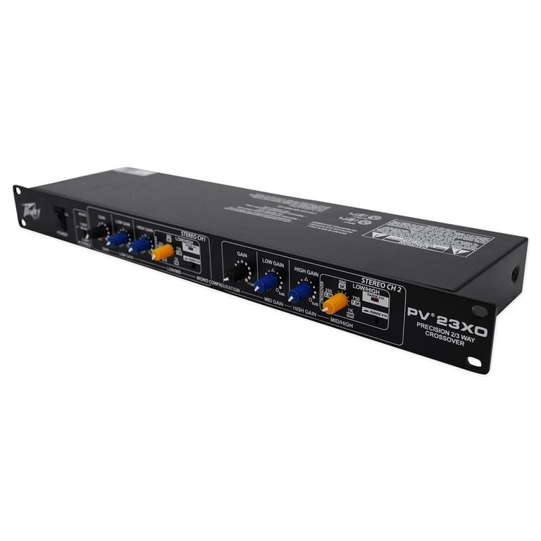 peavey Peavey PV 23XO 2-Way Stereo 3-Way Mono Crossover | Guitar Center