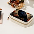 thumbnail image 7 of Crow Portable Velvet Jewelry Stand Organizer Box with Removable Compartment - Gift, Jewelry Display, 7 of 7
