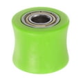 thumbnail image 1 of Unique Bargains 10mm Chain Roller Pulley Tensioner Wheel Guide Concave Type for Bike Sliding Door Green, 1 of 6