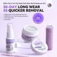 thumbnail image 5 of SAVILAND Solid Nail Glue Gel Kit, 15g Extend Glue, 20ml Fast-Spray Remover and UV Lamp, 5 of 8