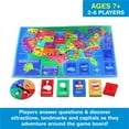 thumbnail image 2 of Game Zone Great States Geography Board Game Multiplayer Activity Game for Children ages 7 and above, 2 of 6