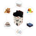 thumbnail image 7 of Yayeee Freestanding Laundry Hamper with Handle Collapsible Large Storage Basket for Clothes, Christmas Forest, 7 of 7