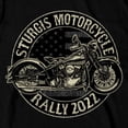 thumbnail image 4 of Hot Leathers SPB1013 2022 Sturgis Rally Mens Circle Motorcycle T-Shirt - Black - Medium, 4 of 5