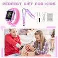 thumbnail image 5 of SHANNA 4G Smart Watch for Girls Boys, Smart Watch Phone with Calling, SOS, GPS, Camera, Flashlight, GPS Tracker for 3-12 Years Kids Birthday Xmas Gift, Purple, 5 of 8