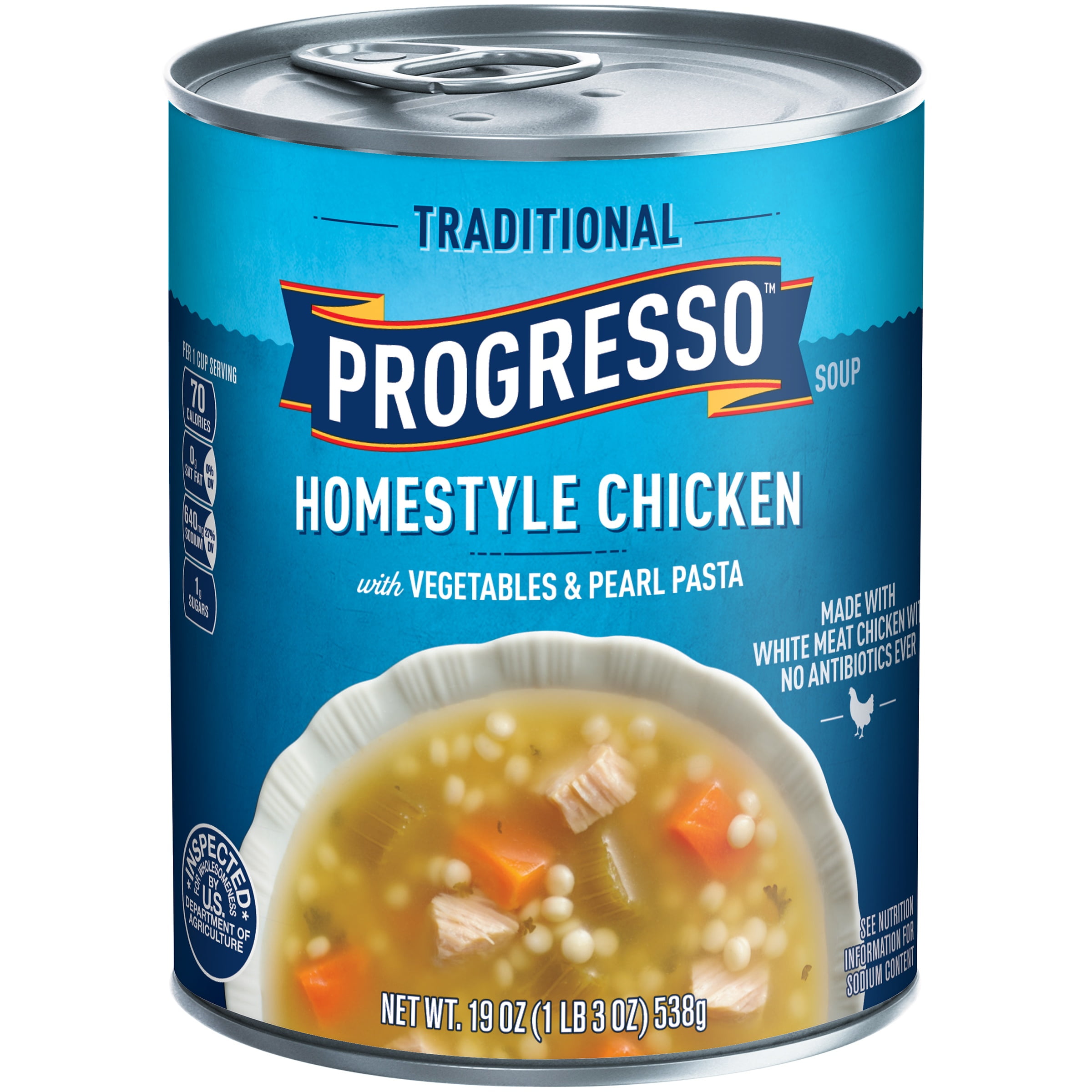 Progresso Traditional Homestyle Chicken Soup, 19.0 OZ by General Mills Sales, Inc.