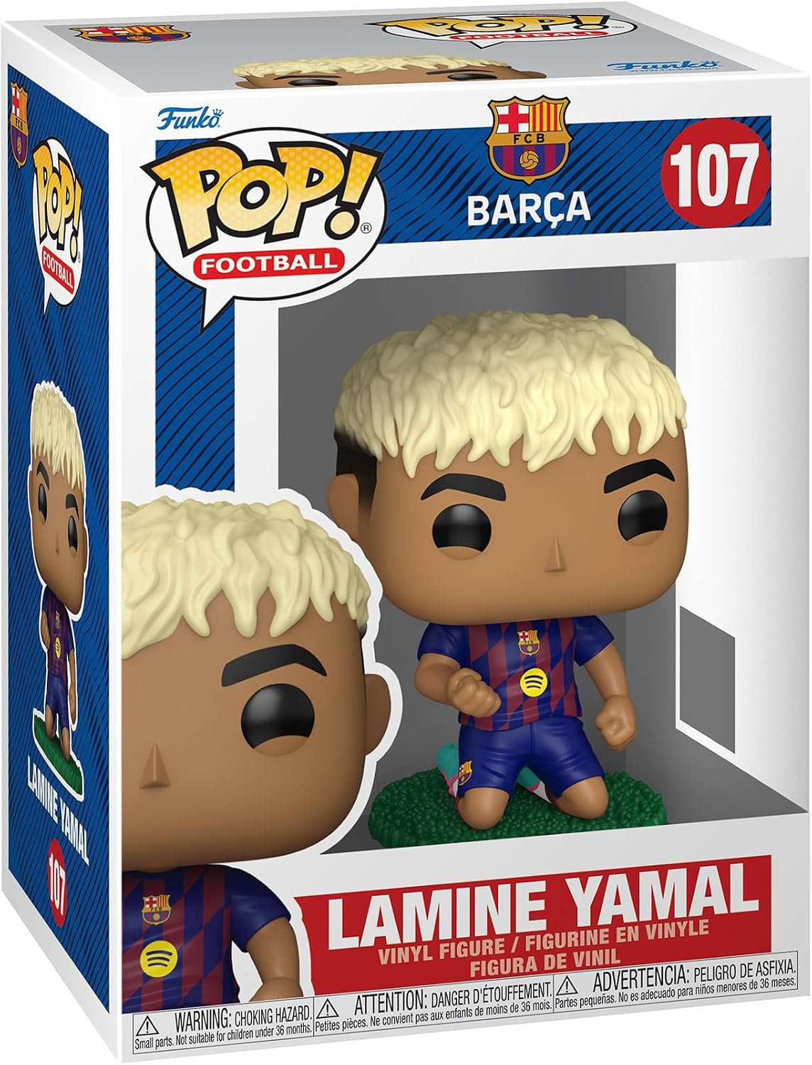 Funko, POP! Football: FC Barcelona - Lamine Yamal, 4.2 in