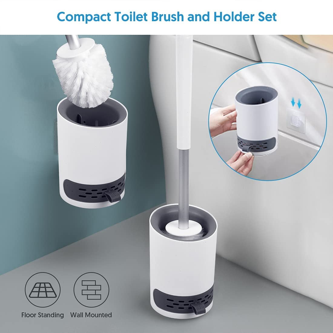 Toilet Bowl Brush & Holder - Daycon