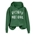 thumbnail image 3 of Female Winter Female Retirement Hot Girl T Shirt Lightweight Pullover Top Vintage Print Hoodie Sweatshirt Casual Hoodie Dress Women Sweater Women Zipper Top Light Women's Sweatshirts Hoodies Women S, 3 of 3