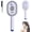 Purple, variant on Electric Steam Brush for Hair, Rechargeable Steam Hair Straightener with Water Spray & Red Light Therapy, Anti-Frizz Detangling Misting Brush for Long & Short Hair, USB Portable Home Spa (Pink)