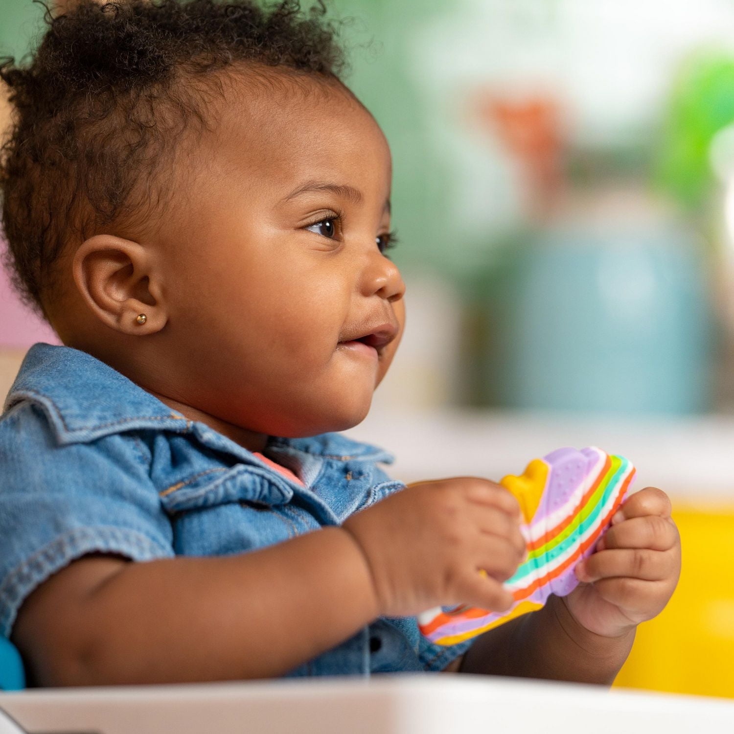 Jouet de dentition en silicone Soothing Soft Serve de Bright Starts 3 mois+