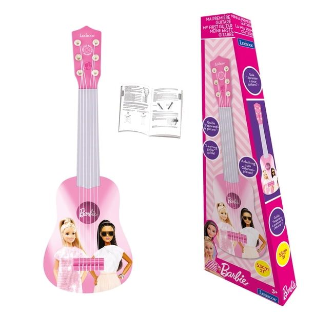 Guitarra Lexibook Barbie Mi Primera para Niños 53 cm Rosa K200BB