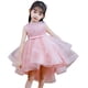 thumbnail image 3 of Vestidos cortos de desfile de lentejuelas para niñas, vestido de fiesta para niña con hombros descubiertos, color plateado y blanco, 3 of 5