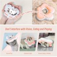 thumbnail image 5 of Cat Cone Collar,Cute Flower Waterproof Elizabethan e Collar for Cat and Small Dog Anti-Bite Lick Wound Healing Protective Neck Cone After Surgery Recovery Collar for Small Pet, 5 of 8