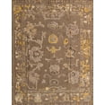 thumbnail image 1 of Ahgly Company Machine Washable Indoor Rectangle Abstract Sienna Brown Area Rugs, 7' x 9', 1 of 7