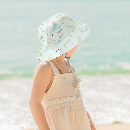 

TOWED22 Toddler Hats Bucket Strap Cartoon Hat Cap Hats Chin Protection Cute Outdoor Spring Adjustable Kids Sun Sun Beach Summer RD2