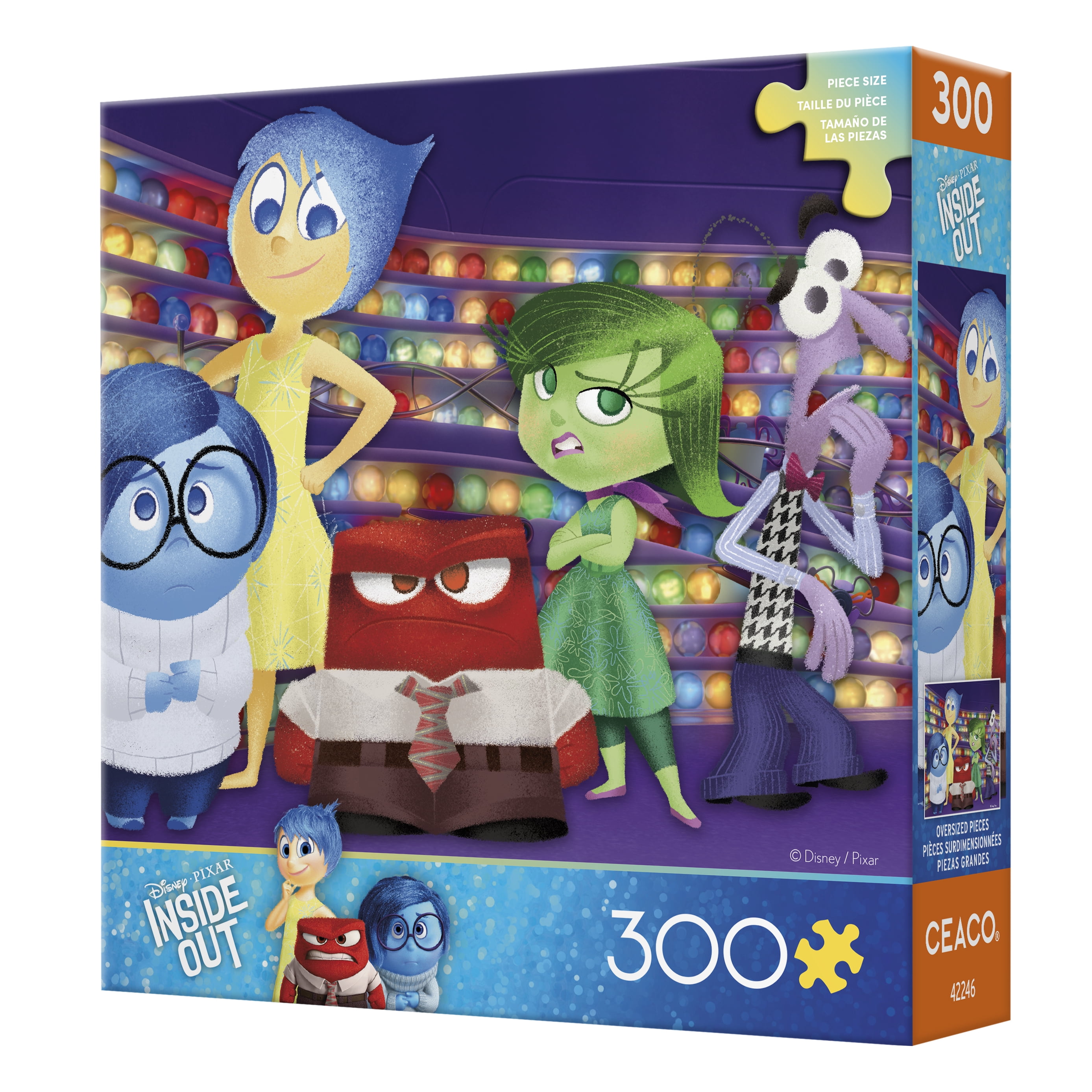 Ceaco 300 Piece Inside Out Characters Interlocking Jigsaw Puzzle