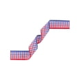 thumbnail image 4 of INSPIRE CHIC Wide Flat Checkered Shoelaces Fabric Ribbon Plaid Fantastic Shoe Laces for Sneaker Sport Shoes 2 Pairs Red Blue 120cm/47.2", 4 of 5