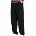 thumbnail image 4 of Aursykel Mens Casual Pants Fashion Loose Straight Leg Pant Elastic Waist Drawstring Sweatpants Solid Color Soft Sweatpant, 4 of 4
