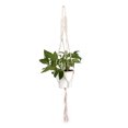 thumbnail image 4 of Macrame Plant Hanger Indoor Outdoor Flower Pot Hanging Planter Basket Cotton Rope 4 Legs 39, 4 of 8