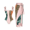 thumbnail image 2 of iTNHFP Maillot de Bain Femme Imprimé Rash Guard Manches Longues Maillots de Bain Protection Solaire Surf, 2 of 8