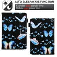 thumbnail image 6 of HD 8 (10th Generation) Case 2020, Dteck Cute Pattern PU Leather Folio Flip Case Multi-angle Stand Cover for Amazon Kindle Fire HD 8 (2020), 26# Blue Butterfly, 6 of 6